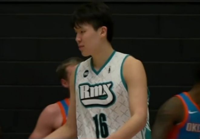 G聯賽：楊瀚森14+17+2+2帽創籃板新高 率混音大勝雙殺藍隊